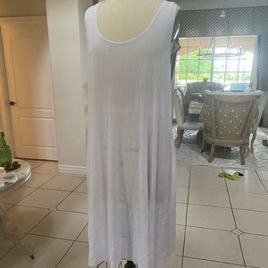Lunn Sheer White dress